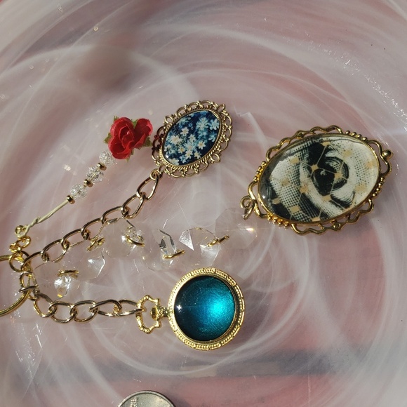 BAG PURSE CHARM KEYCHAIN FORNASETTI COACH BIRKIN ACCESSORY FREE PEOPLE - Picture 1 of 4